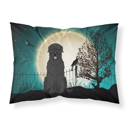 MICASA Halloween Scary Black Russian Terrier Fabric Standard Pillowcase&#44; 20.5 x 0.25 x 30 in. MI727504